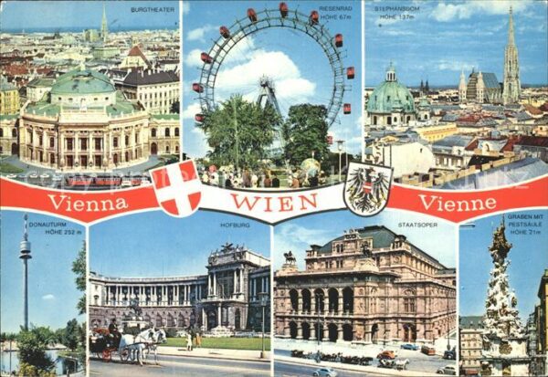 Wien Donauturm Staatsoper Hofburg Pestsäule