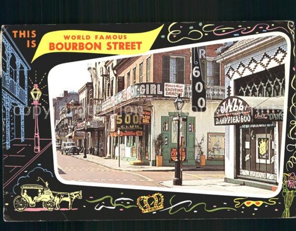 New Orleans Louisiana Bourbon Street
