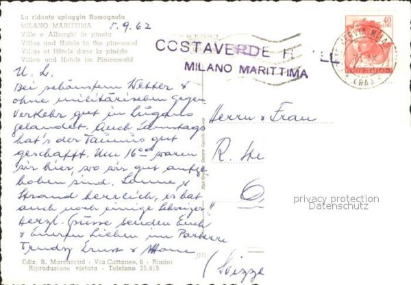 Milano Marittima Villen Hotels Pinienwald – Bild 2