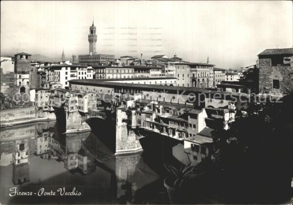 Firenze Florenz Ponte Vecchio Alte Brücke