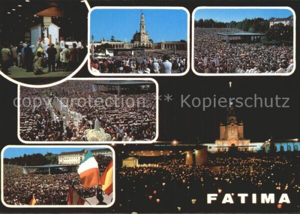 Fatima Ortsansichten Nachtaufnahme
