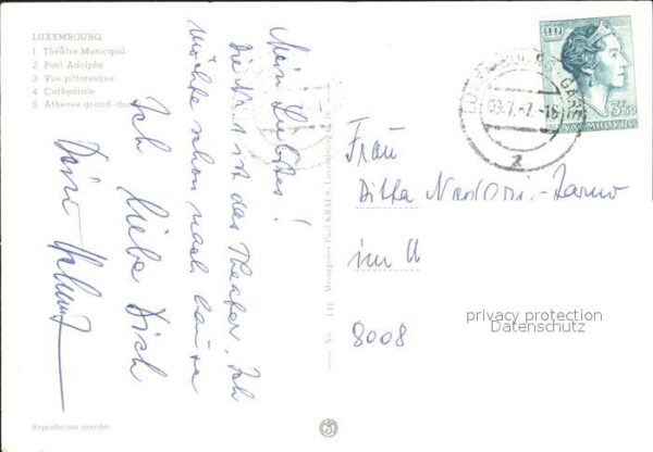 LUXEMBOURG  Luxemburg Volkstheater Kathedrale – Bild 2