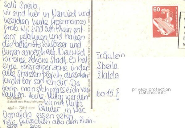 Neuwied Rhein Schloss Haupteingang – Bild 2