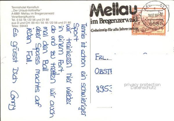 Mellau Vorarlberg Tennishotel Kanisfluh – Bild 2