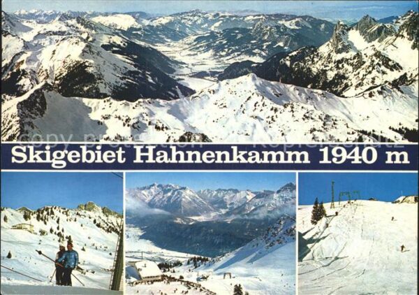 Tirol Region Skigebiet Hahnenkamm Reuttener Bergbahn