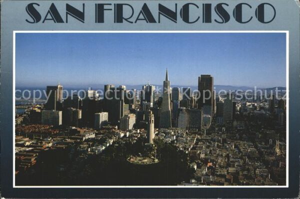 San Francisco California Tower San Francisco Stadtansicht