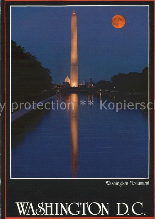 Washington DC Monument Abendstimmung