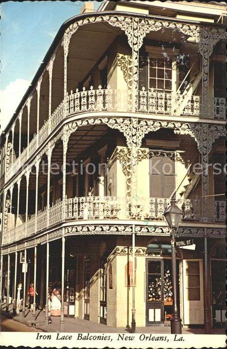 New Orleans Louisiana Iron Lace Balconies