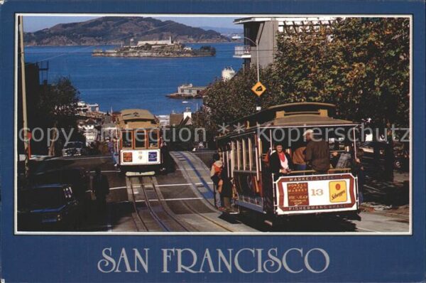 San Francisco California Hyde Street Alcatraz