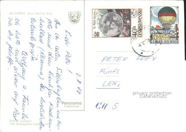 Jachymov Ortsansicht Rathaus – Bild 2