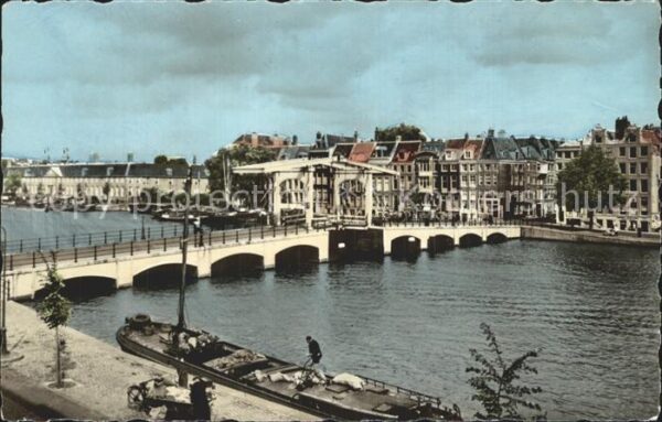 Amsterdam Niederlande Magere Brug over de Amstel