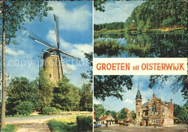 Oisterwijk Windmühle Teich
