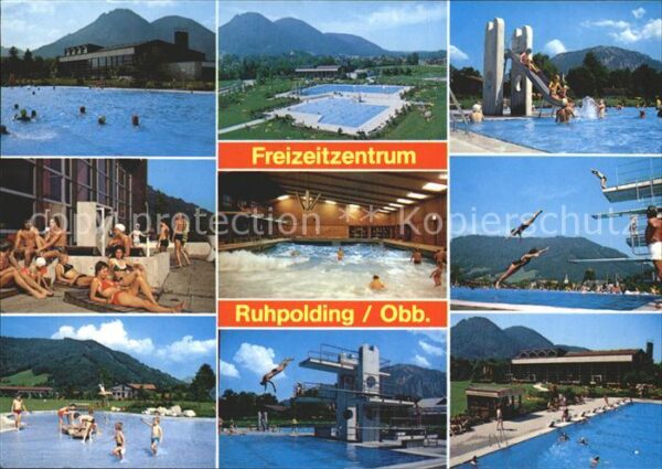 Ruhpolding Freizeitzentrum Freibad Sprungtürme Hal