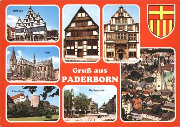 Paderborn Rathaus Dom Liboriberg Marienplatz Adam