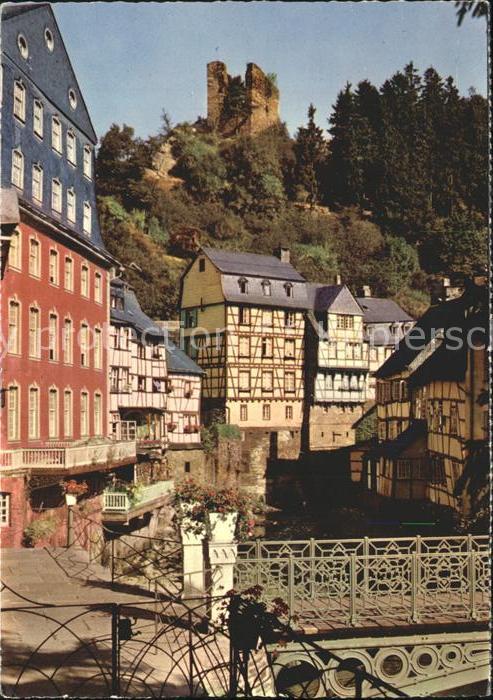 Monschau Rotes Haus und Haller Turm