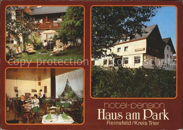 Reinsfeld Hunsrueck Hotel Pension Haus am Park Speiseraum G