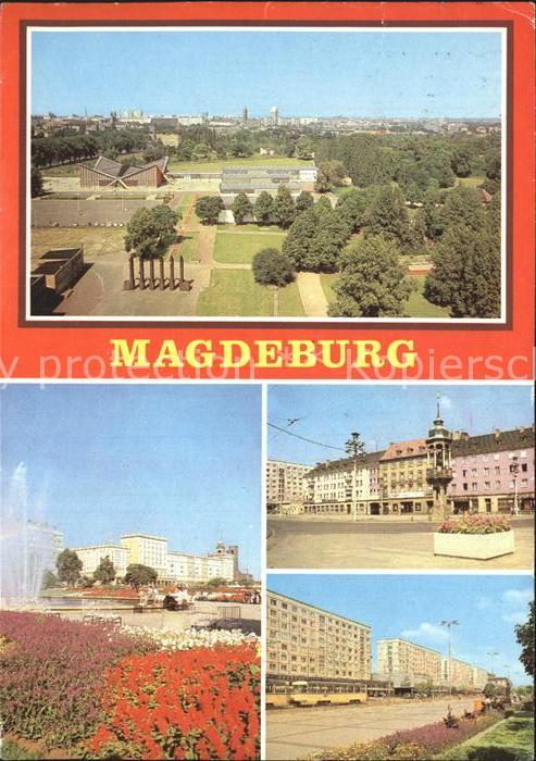 Magdeburg Wilhelm Piek Allee Karl Marx Platz