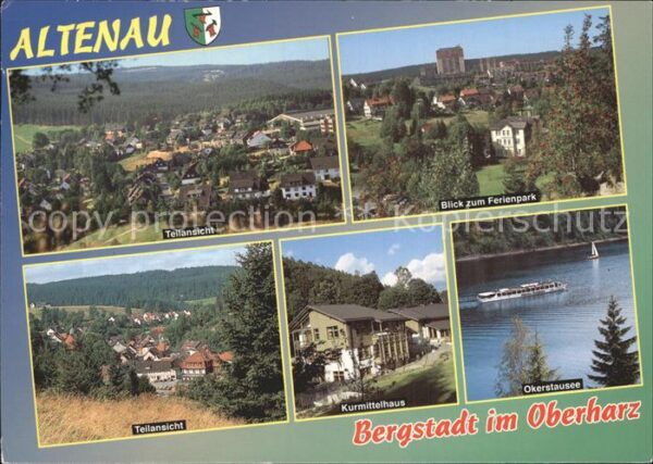 Altenau Harz Kurmittelhaus Teilansicht Okerstausee m