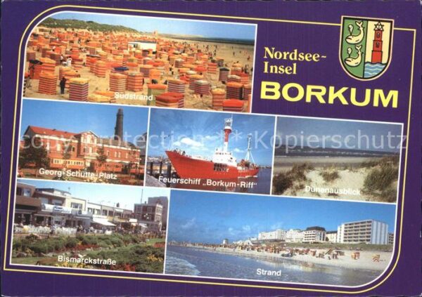 Borkum Südstrand Georg Schütte Platz Bismarcks