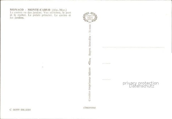 Monaco Hafen Palast Casino – Bild 2