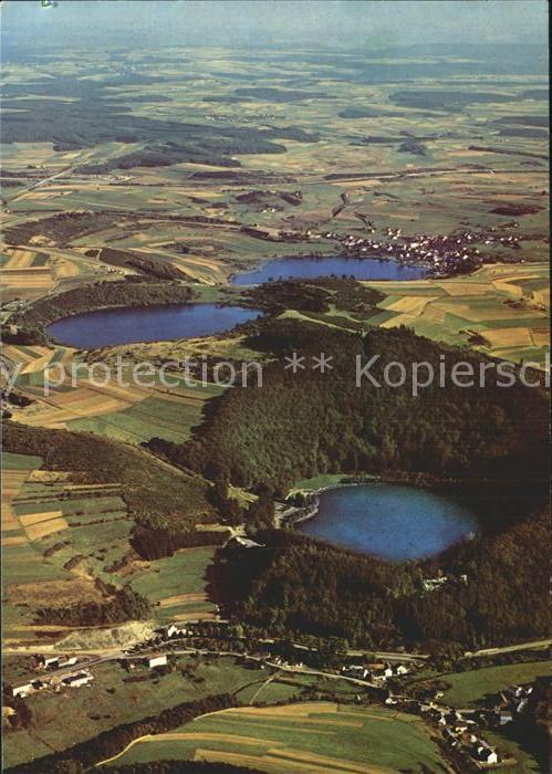 Daun Eifel Fliegeraufnahme Vulkaneifel