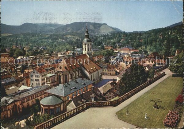 Baden-Baden Blick vom neuen Schloss