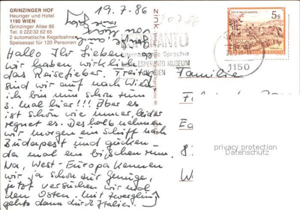 Wien Heuriger und Hotel Grinziger Hof – Bild 2