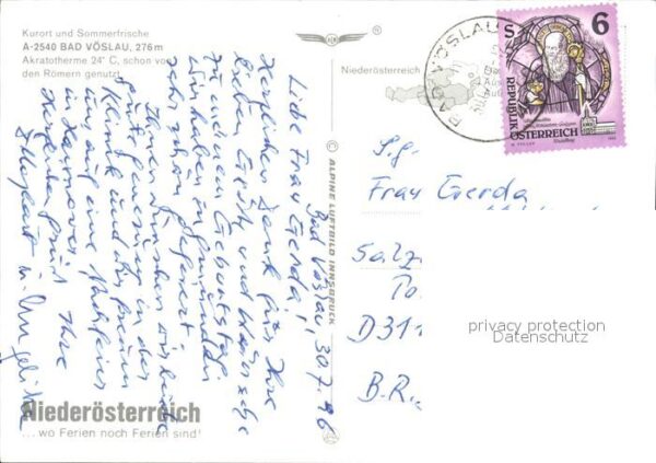 Bad Voeslau Fliegeraufnahme – Bild 2