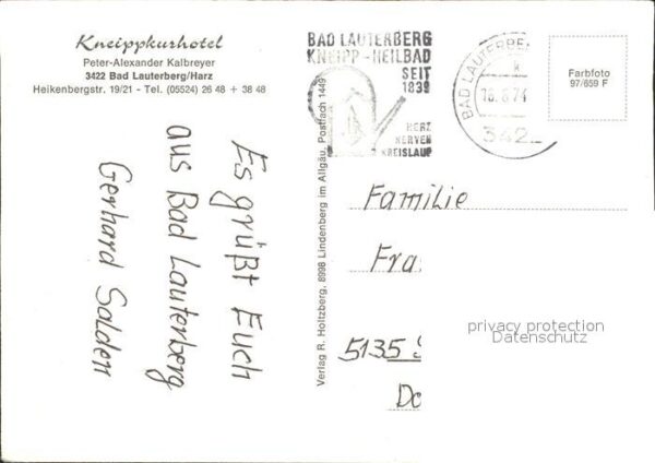 Bad Lauterberg Kneippkurhotel – Bild 2