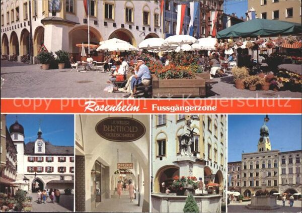 Rosenheim Bayern Fussgängerzone