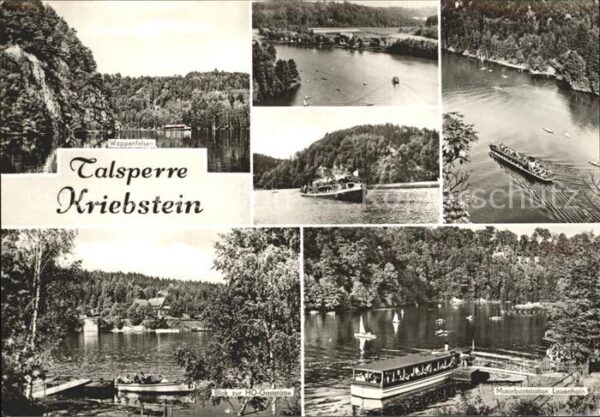 Kriebstein Talsperre Personenschiffe mit Anlegeste