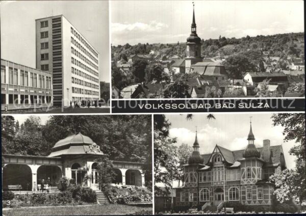 Bad Sulza Bergarbeiter Sanatorium Teilansicht Tri