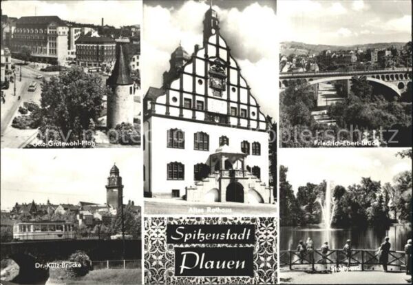 Plauen Vogtland Friedrich Ebert Brücke Doktor Kulz Brüc
