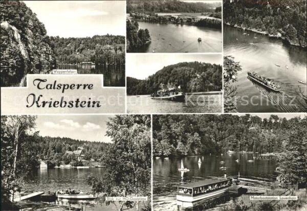 Kriebstein Wappenfelsen Motrbootstation Lauenhain