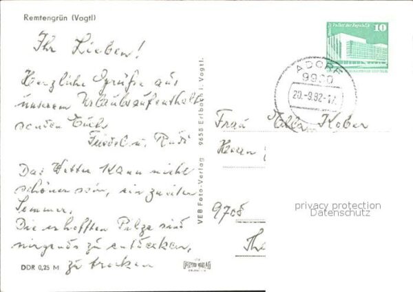 Remtengruen Adorf Betriebsferienheim Plauener Gardiene – Bild 2