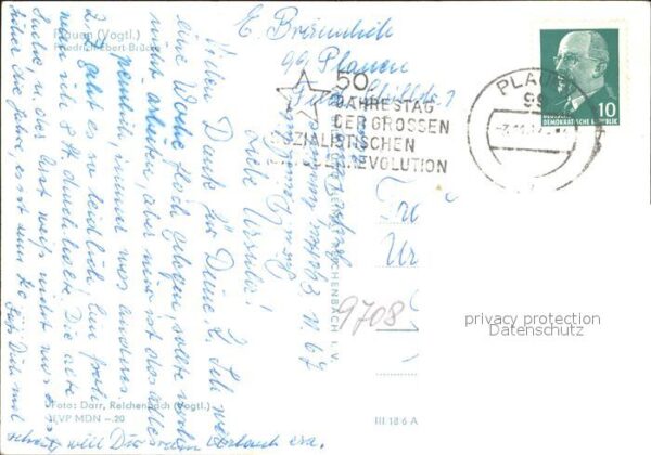 Plauen Vogtland Friedrich Ebert Brücke – Bild 2