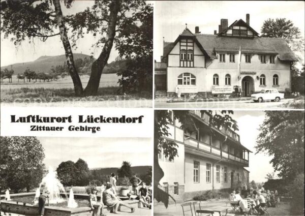 Lueckendorf Hochwald Kurhaus Springbrunnen