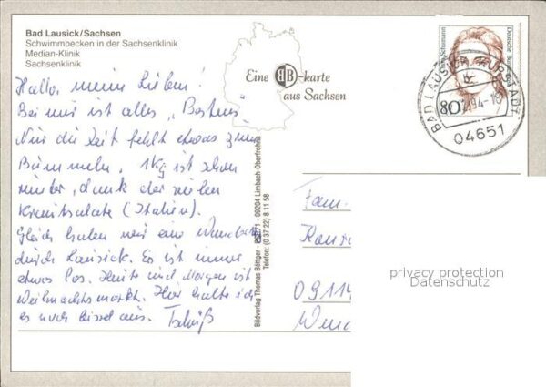 Bad Lausick Sachsenklinik Schwimmbecken – Bild 2