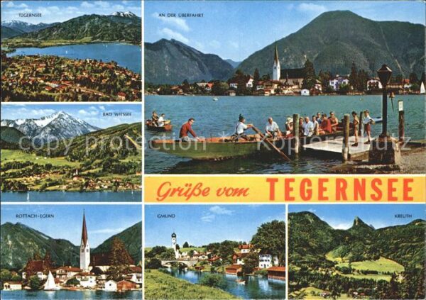 Tegernsee An der Überfahrt Kreuth Gmund Rottach-E
