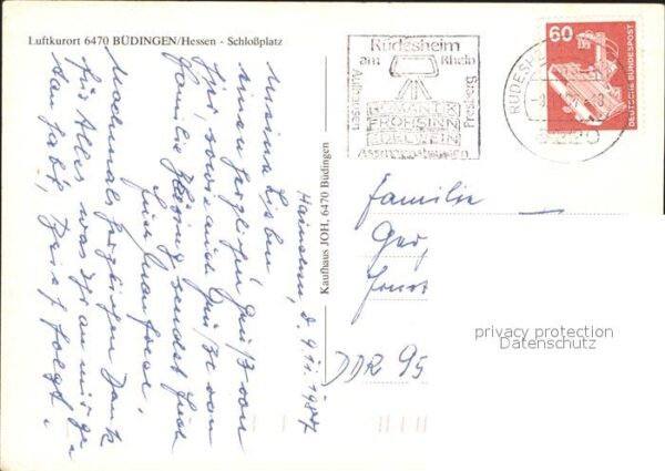 Buedingen Hessen Schlossplatz – Bild 2