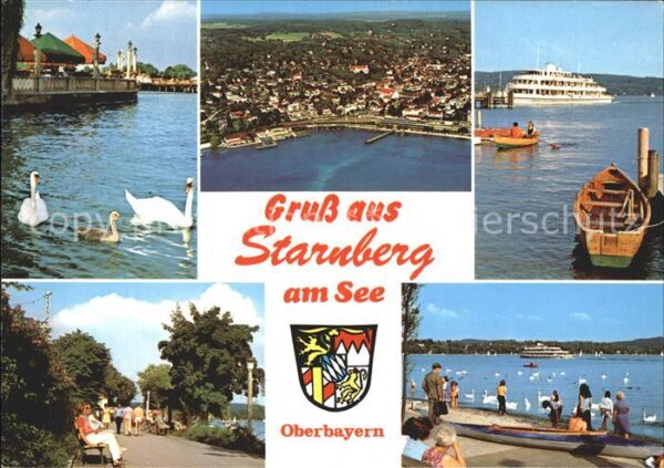 Starnberg Schiff Schwan Promenade