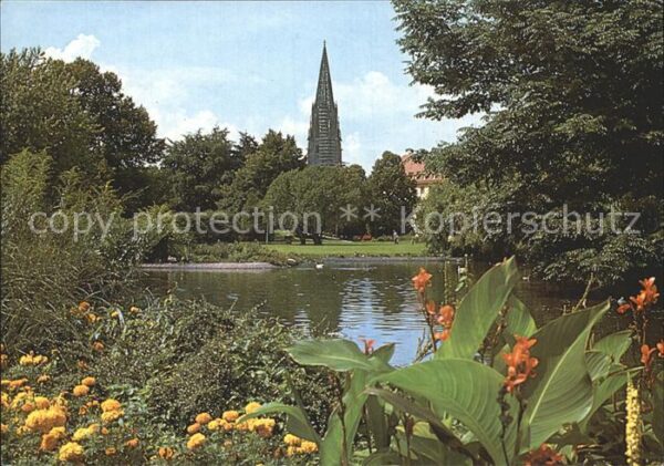Freiburg Breisgau Stadtgarten Münster