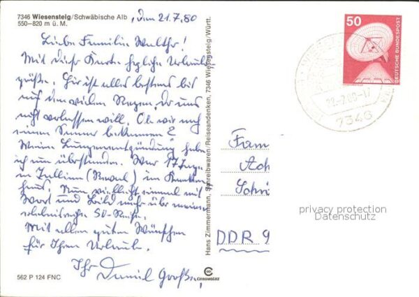 Wiesensteig Stadtansicht Schwimmbad – Bild 2