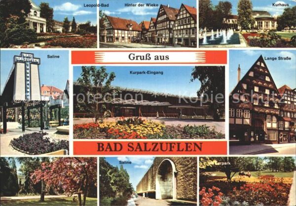 Bad Salzuflen Lange Strasse Kurhaus Saline Leopold-Ba