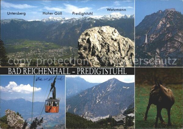 Bad Reichenhall Predigtstuhl Watzmann Seilbahn
