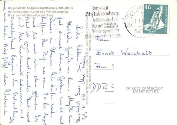 St Andreasberg Harz Blick vom Matthias-Schmidt-Berg – Bild 2