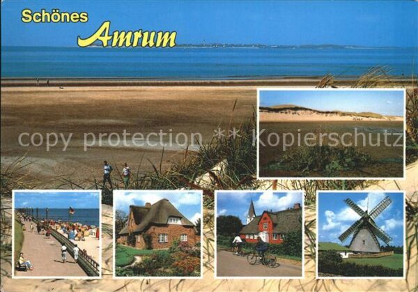 Amrum Windmühle Strand