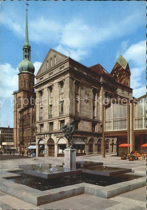 Dortmund Bläserbrunnen Reinoldikirche