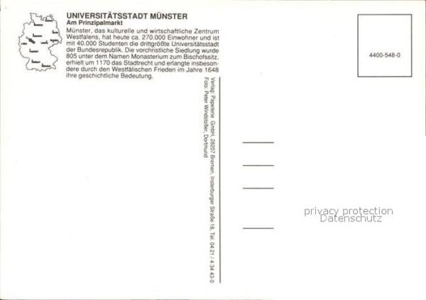 Muenster Westfalen Prinzipalmarkt – Bild 2