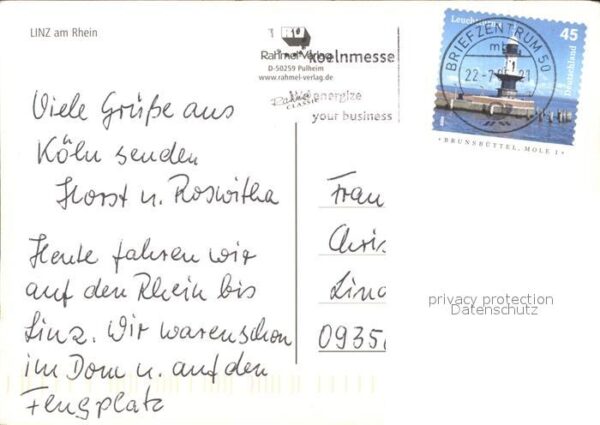 Linz Donau Marktplatz Fachwerkhäuser Burgplatz – Bild 2